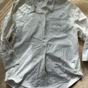 Anine Bing Button-up Quarter Sleeve Shirt